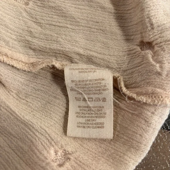 Free People Dress Womens XS Boho Cottage Midi Sheer Festival Romantic Whimsical - Picture 5 of 7